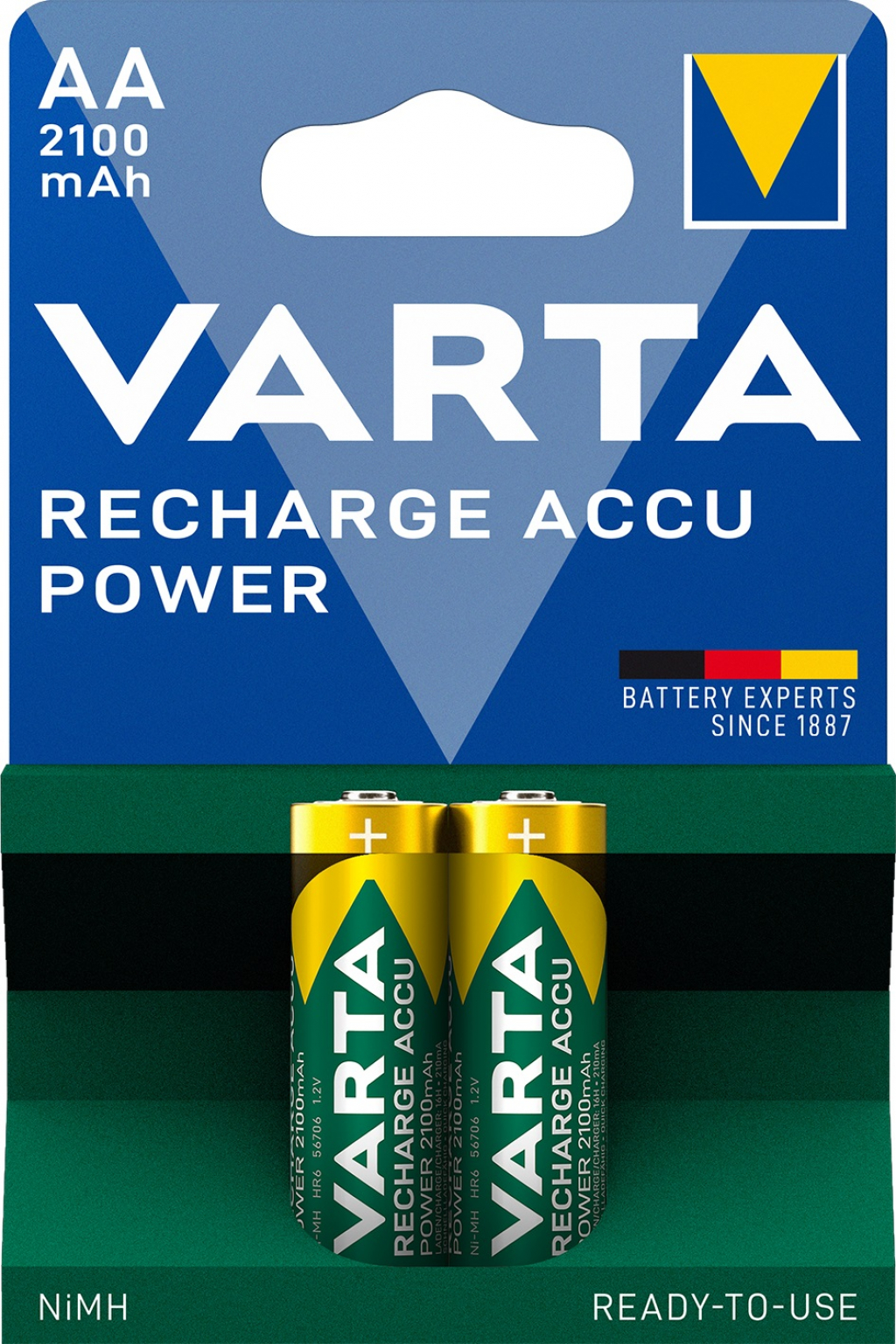 Батерии Varta RECH.ACCU POWER AA 2100mAh BLI 2
